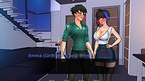 Stuck with goddesses cap 10 - my best friend serena and her sister emma.