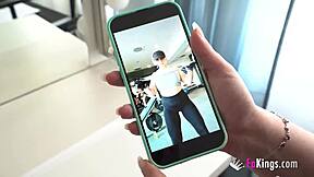 Andrea Blonde Vs Old Man - Can He Handle It?