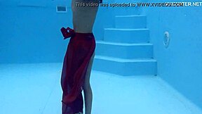 Tiny Hermione Ganger Swims Naked in Pool! So Hot!