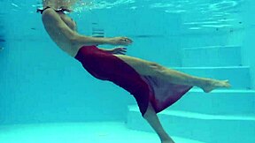 Tiny Hermione Ganger Swims Naked in Pool! So Hot!