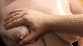 I love when my big boobs get squeezed during massage