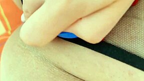 Excited beauty in lingerie touches her young body while home alone at luxuryorgasm.