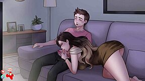 can you handle house chores with this busty milf ep 8?