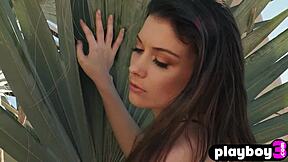 I rip clothes off milf muirina fae exposing her perfect ass and small tits outdoors