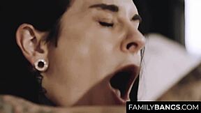 Rebel Stepmom Lures Nerd Stepdaughter Elsa Jean!