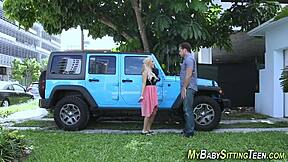 does this busty nanny get nailed hard?