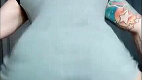 look at her twerking in that short dress