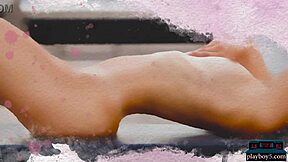 Petite Latina Teen 18+ Model Blonde Toni Maria Delivers Bold and Intense Solo Striptease for Playboy Magazine