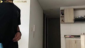 Cachonda Latina Wife Bangs Husband's Best Friend in Close-Up Domination. Ass Worship and Dirty Talk Included.