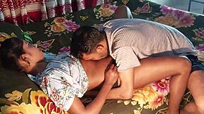 hanif pk and sumona - my wife surprises me and caress me with love making me cum in her hands while i rest after work fucked hard