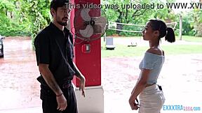 teen alicia reign drilled by tattooed guy in pov