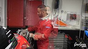 Aurrora's crazy threesome adventure with two men and big tits 😏