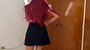 I pick up my wife's niece from school to make viral videos