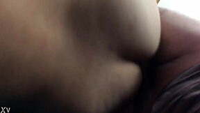 latina teen 18+ couple in homemade sex tape reaching orgasm in doggystyle