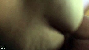 latina teen 18+ couple in homemade sex tape reaching orgasm in doggystyle