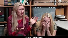 Hot Stepdaughter Fucks Cop To Save Thief Stepmom