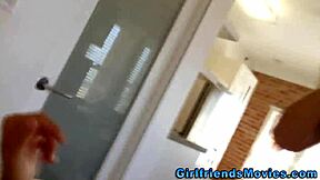 teen lesbians eat pussy in cute girl on girl scene