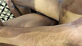 Hanif, Adori, and Nasima dive into first homemade ebony threesome. Watch now.