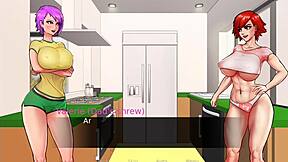 Confined With Goddesses Cap 20 - Mi Amiga Me Chupa La Polla En La Cocina