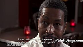 Does The Petite Dyke Ride Her BBC Boss For His Spunk?