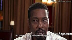 Does The Petite Dyke Ride Her BBC Boss For His Spunk?