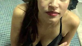 Innocent girl trades sex for Halloween candy with a sneaky couple nearby.