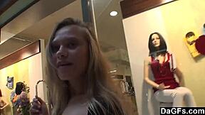 I... I pleasured myself at the tanning saloon, fingering my teen 18+ ass.