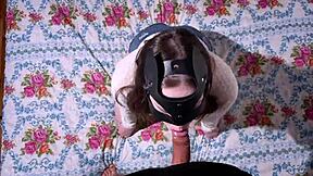 Stepsister Sweetmarta moves in and starts sucking my big cock right away