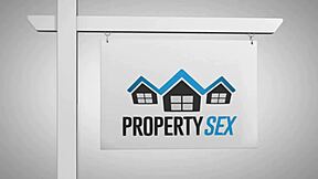 The handyman says, 'I'm laying the pipe on this hot young real estate agent in doggystyle'