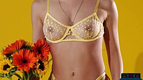 Kelly Lu Boldly Strips, Revealing Pierced Nipples In Playboy Shoot