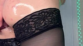 the camera zooms in on hot anal action, showing fucking, orgasm, and cum details