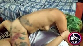 Watch Dana Barzagli in a hot threesome with swingers?