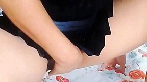 Asian Teen Shows Pussy On Webcam