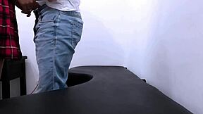 hot school girl sucks dick after class. makes him cum in mouth