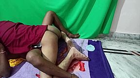 indian wife tries new homemade style with young amateurs