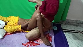 indian wife tries new homemade style with young amateurs