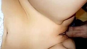 making my sister-in-law lick my balls for a messy massage