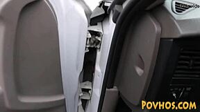 Cock loving teen sucks and fucks doggystyle in POV