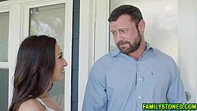 Busty milf Carmela Clutch sucks and rides Sergeant Miles. What a wild session!