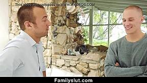 Wanna join an MMF threesome with brunette teen Lily Jordan and her stepbrother?