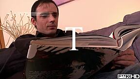 slim college student colette rides boyfriend's big cock deep