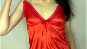 i'm undressing just for you, showing my curvy body slowly