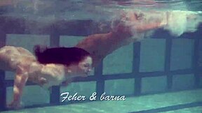 i watched irina barna and anna feher do underwater acrobatics, so hot
