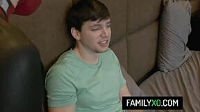 Sexy blonde step sister Bella Rose in Deadpool costume fucks nerd step brother 😏