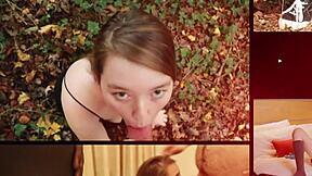 petite amateur makes herself cum hard!