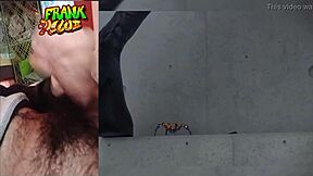 Watching Hentai Game Nier Automata with Bent Over Massage and Masturbation