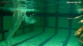 i watched irina barna and anna feher do underwater acrobatics, so hot