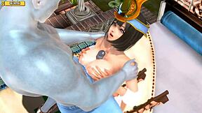 hentai 3d hs23 features cleopatra queen and silver man in animated adventures