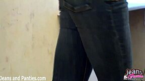 these tight jeans hug my 18yo curves perfectly