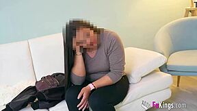 a very special casting for natalyy hott while her stepmom is in the next room!